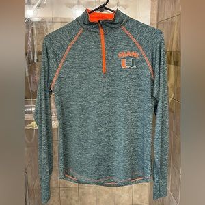 University of Miami Athletic Quarterzip
